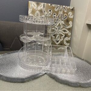 Clear Rotating Makeup Organizer